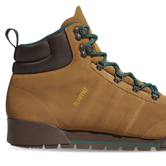 Men's Adidas Jake Blauvelt Boot 2.0 Raw Desert Leather Suede Brown Green Size 7 - Picture 8 of 8